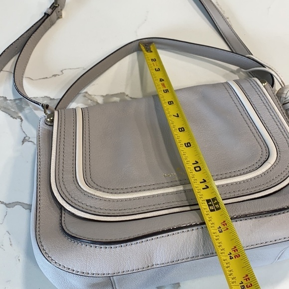 Kate Spade Medium Rianne Crossbody Bag Gray White - Picture 13 of 14